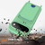 Google Pixel 11 Pro XL Integrated Card Bag Solid Color Liquid Silicone Phone Case with Lanyard - Green