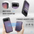 Google Pixel 11 Pro XL JEEHOOD J10 Flip Card Bag MagSafe Split RFID Leather Phone Case - Purple