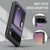 Google Pixel 11 Pro XL JEEHOOD J12 Exquisite RFID MagSafe Zipper Card Bag Phone Case - Purple