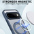 Google Pixel 11 Pro XL kalebol MagSafe Metal Ring Holder Phone Case - Blue
