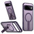 Google Pixel 11 Pro XL Kalebol Star Shine Skin Feel MagSafe Phone Case with Straight Fold Holder - Purple