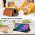 Google Pixel 11 Pro XL Kalebol Strong MagSafe Magnetic Two-Fold Card Bag Leather Phone Case - Brown