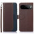 Google Pixel 11 Pro XL KHAZNEH Litchi Texture Leather RFID Phone Case - Brown