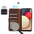 Google Pixel 11 Pro XL KHAZNEH Litchi Texture Leather RFID Phone Case - Brown
