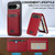 Google Pixel 11 Pro XL LC.IMEEKE L3 Series Detachable RFID Card Bag Magsafe Phone Case - Red