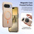 Google Pixel 11 Pro XL Litchi Texture Brushed MagSafe PU Back Cover Phone Case - Khaki