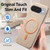 Google Pixel 11 Pro XL Litchi Texture Brushed MagSafe PU Back Cover Phone Case - Khaki