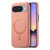 Google Pixel 11 Pro XL Litchi Texture Brushed MagSafe PU Back Cover Phone Case - Pink