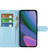 Google Pixel 11 Pro XL Litchi Texture Horizontal Flip Leather Phone Case with Holder - Blue