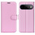 Google Pixel 11 Pro XL Litchi Texture Horizontal Flip Leather Phone Case with Holder - Pink