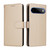 Google Pixel 11 Pro XL Litchi Texture RFID Blocking 3-Card Wallet Leather Phone Case - Beige