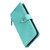 Google Pixel 11 Pro XL Litchi Texture Zipper Wallet Buckle Vegan Leather Phone Case with Wrist Strap - Lake Blue