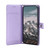 Google Pixel 11 Pro XL Litchi Texture Zipper Wallet Buckle Vegan Leather Phone Case with Wrist Strap - Purple