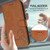 Google Pixel 11 Pro XL Litter Panda Embossing RFID Leather Phone Case with Lanyard - Brown