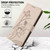 Google Pixel 11 Pro XL Lotus Embossed Leather Phone Case with Lanyard - Beige