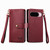 Google Pixel 11 Pro XL Love Zipper Lanyard Leather Phone Case - Red