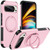 Google Pixel 11 Pro XL Magnetic 360 Rotating Holder Phone Case - Pink