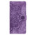 Google Pixel 11 Pro XL Mandala Embossed Retro Frosted Leather Phone Case - Purple