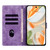 Google Pixel 11 Pro XL Mandala Embossed Retro Frosted Leather Phone Case - Purple