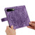 Google Pixel 11 Pro XL Mandala Embossed Retro Frosted Leather Phone Case - Purple
