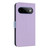 Google Pixel 11 Pro XL Metal Bow Leather Phone Case with Hand Strap - Purple