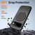 Google Pixel 11 Pro XL Metal Rotation Holder MagSafe TPU Hybrid PC Phone Case - Black