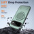 Google Pixel 11 Pro XL Metal Rotation Holder MagSafe TPU Hybrid PC Phone Case - Grey Green