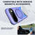Google Pixel 11 Pro XL Metal Rotation Holder MagSafe TPU Hybrid PC Phone Case - Purple