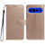 Google Pixel 11 Pro XL Mirrored Buckle Vegan Leather Phone Case with Small Black Cord - Gold
