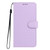 Google Pixel 11 Pro XL Mirrored Buckle Vegan Leather Phone Case with Small Black Cord - Purple