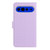 Google Pixel 11 Pro XL Mirrored Buckle Vegan Leather Phone Case with Small Black Cord - Purple