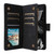 Google Pixel 11 Pro XL Multifunctional Multi-Card Wallet Phone Leather Case - Black