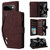 Google Pixel 11 Pro XL Multifunctional Multi-Card Wallet Phone Leather Case - Coffee