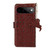 Google Pixel 11 Pro XL Ostrich Pattern Genuine Leather RFID Phone Case - Coffee