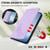 Google Pixel 11 Pro XL Peony Embossed Magnetic RFID Vegan Leather Phone Case - Light Purple