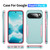 Google Pixel 11 Pro XL Pioneer Armor Heavy Duty PC + TPU Phone Case - Green+Pink