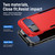 Google Pixel 11 Pro XL Pioneer Armor Heavy Duty PC + TPU Phone Case - Red+Black