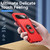 Google Pixel 11 Pro XL Pioneer Armor Heavy Duty PC + TPU Phone Case with Holder - Red+Rose Red