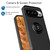Google Pixel 11 Pro XL Q Shadow 1 Series TPU + PC Phone Case with Ring - Black