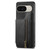 Google Pixel 11 Pro XL Retro Leather Zipper Wallet Back Phone Case - Black