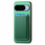 Google Pixel 11 Pro XL Retro Magsafe Card Bag PU Back Cover Phone Case - Green