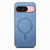 Google Pixel 11 Pro XL Retro Magsafe Magnetic PU Back Cover Phone Case - Blue