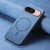Google Pixel 11 Pro XL Retro Magsafe Magnetic PU Back Cover Phone Case - Blue
