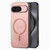 Google Pixel 11 Pro XL Retro Magsafe Magnetic PU Back Cover Phone Case - Pink