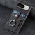 Google Pixel 11 Pro XL Retro Skin-feel Ring Card Wallet Phone Case - Black