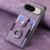 Google Pixel 11 Pro XL Retro Skin-feel Ring Card Wallet Phone Case - Purple