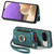 Google Pixel 11 Pro XL Retro Skin-feel Ring Multi-card Wallet Phone Case - Green