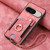 Google Pixel 11 Pro XL Retro Skin-feel Ring Multi-card Wallet Phone Case - Pink
