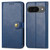 Google Pixel 11 Pro XL Retro Solid Color Buckle Leather Phone Case - Blue