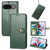 Google Pixel 11 Pro XL Retro Solid Color Buckle Leather Phone Case - Green